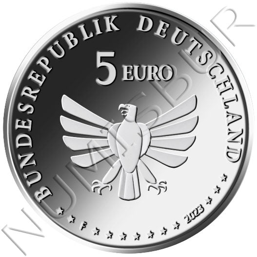 5 euros ALEMANIA 2023 - Abeja albañil 