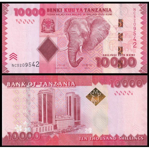 10000 shillings TANZANIA 2019 - Pick 44c