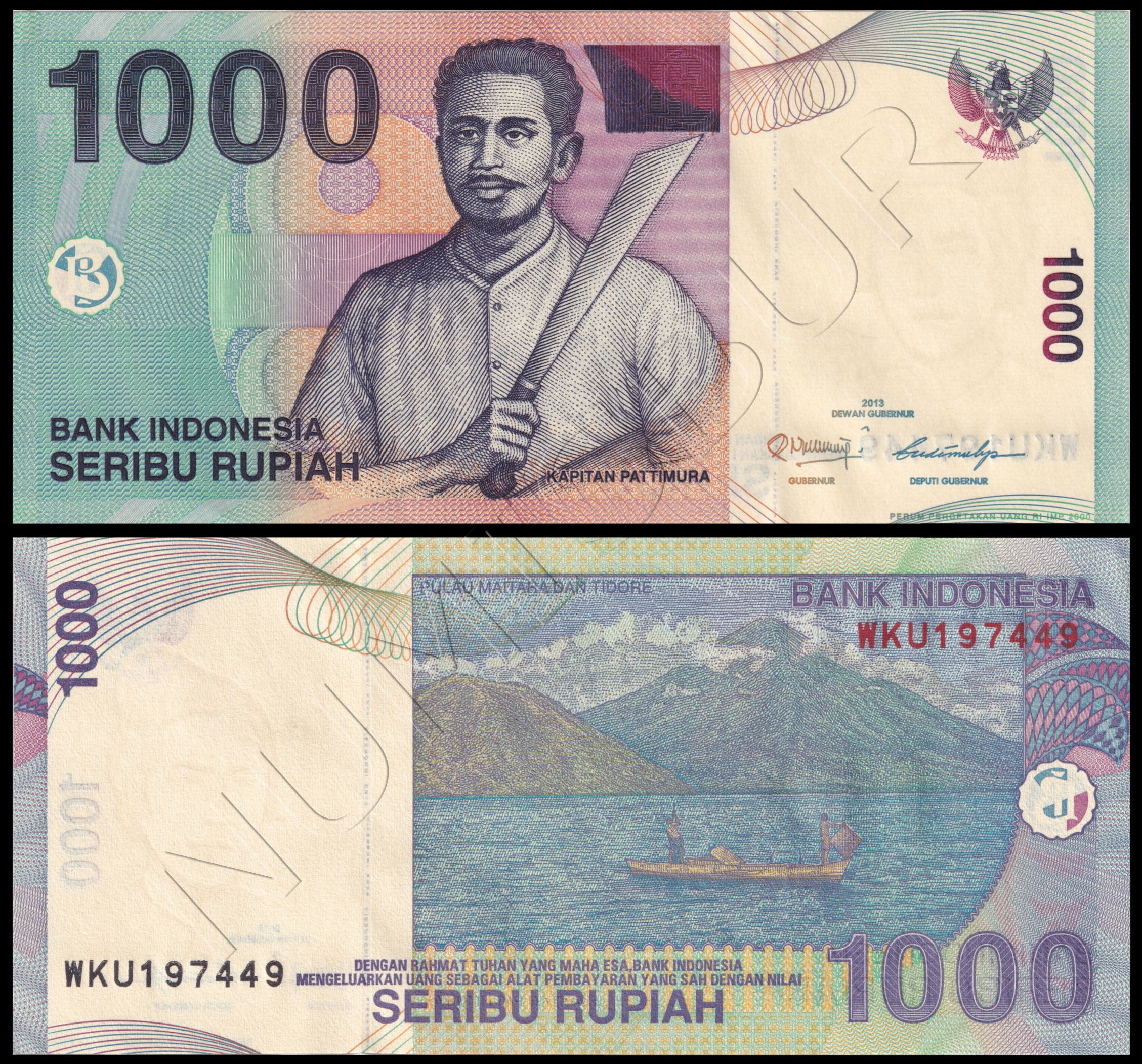 1000 RUPIAS INDONESIA 2013 - PICK 141m