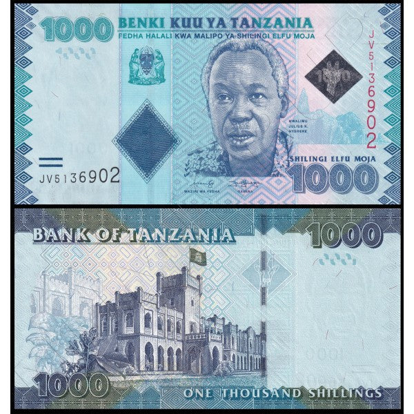 1000 shillings TANZANIA 2019 - Pick 41c