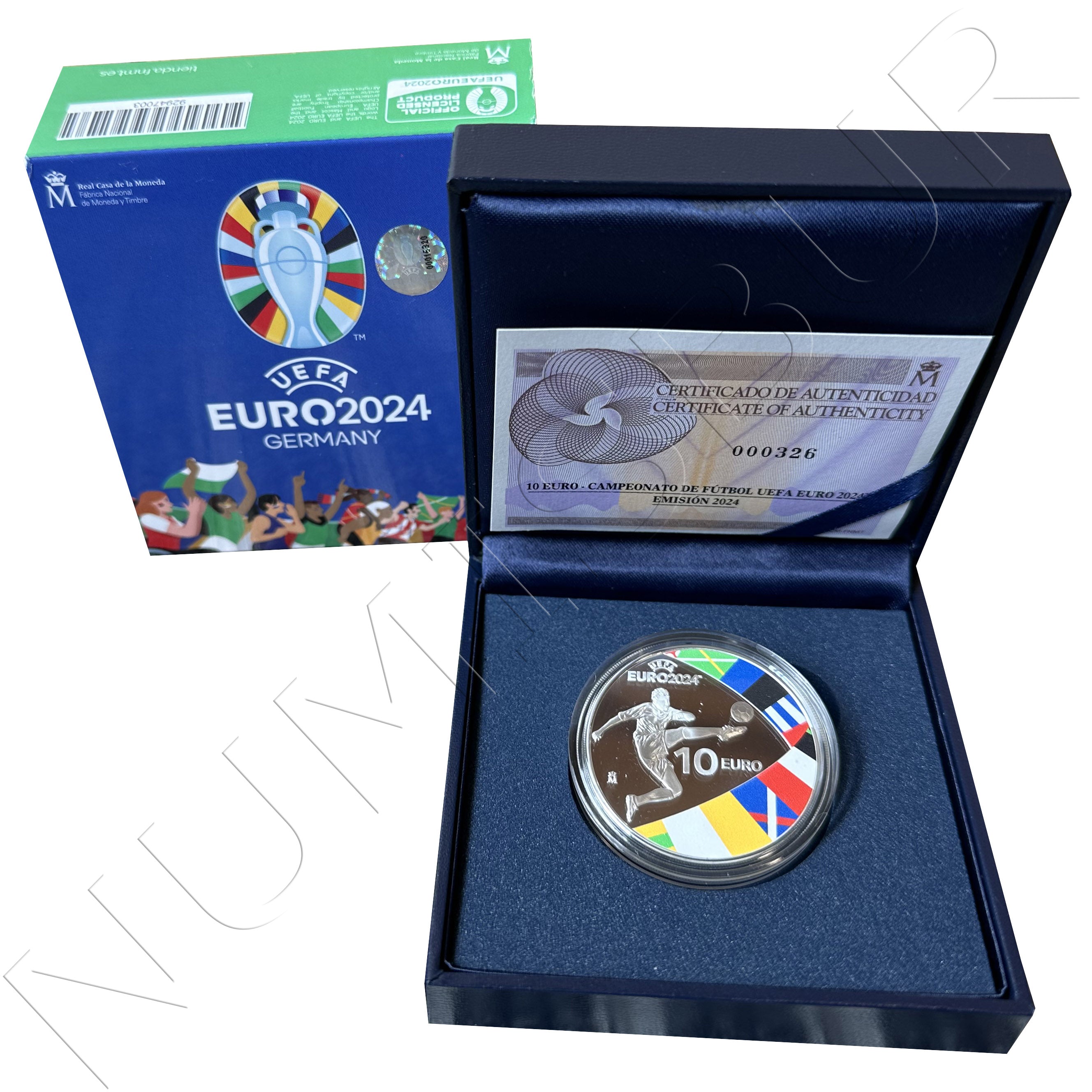 10 EUROS ESPAÑA 2024 - UEFA EURO2024 FÚTBOL ALEMANIA