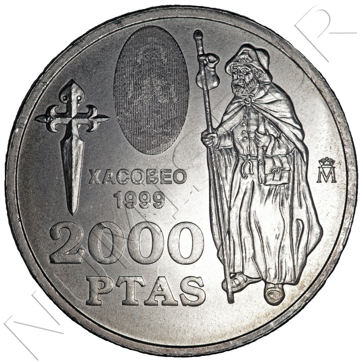 2000 pesetas ESPAÑA 1999 - Año Xacobeo