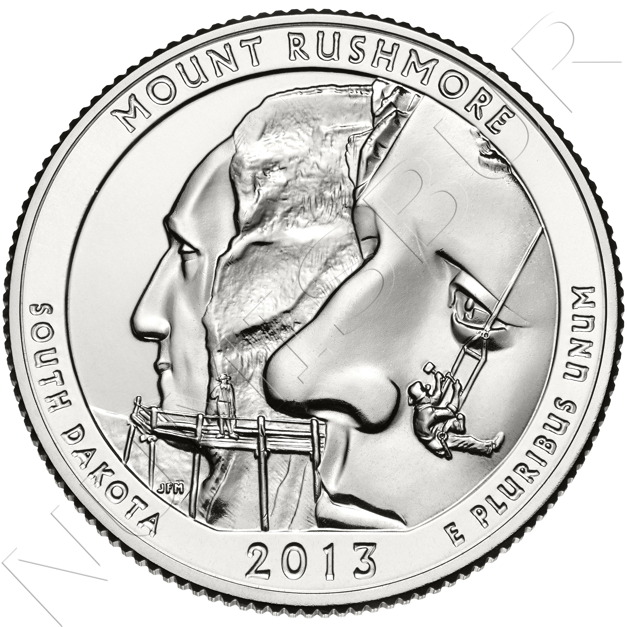 25 centavos ESTADOS UNIDOS 2013 - Mount Rushmore 