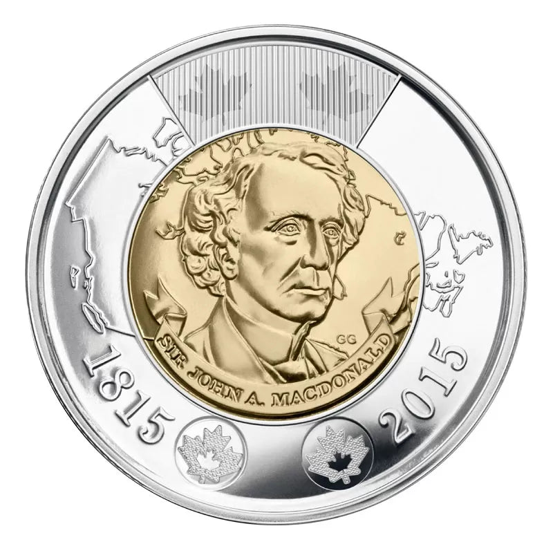 2 dólares CANADÁ 2015 - Sir John A. Macdonald's