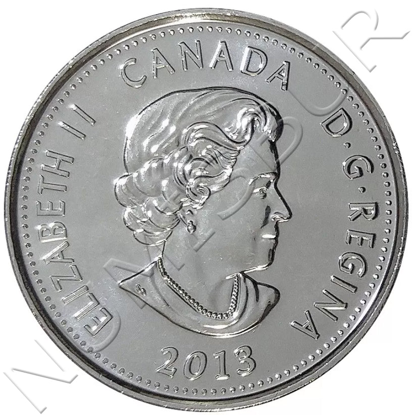 25 céntimos CANADA 2013 - Heroes de 1812 