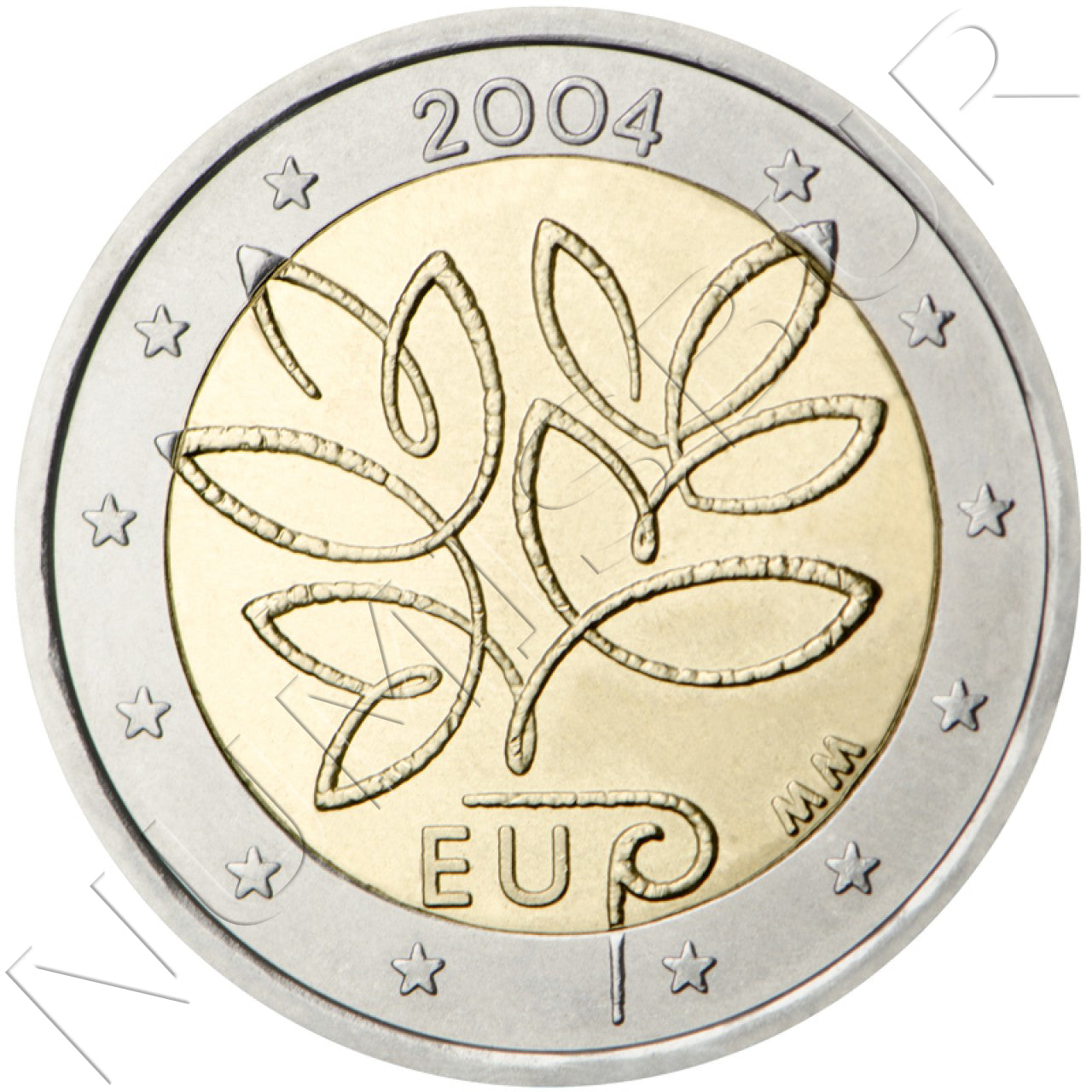 2 euros FINLANDIA 2004 - Ampliación de la EU
