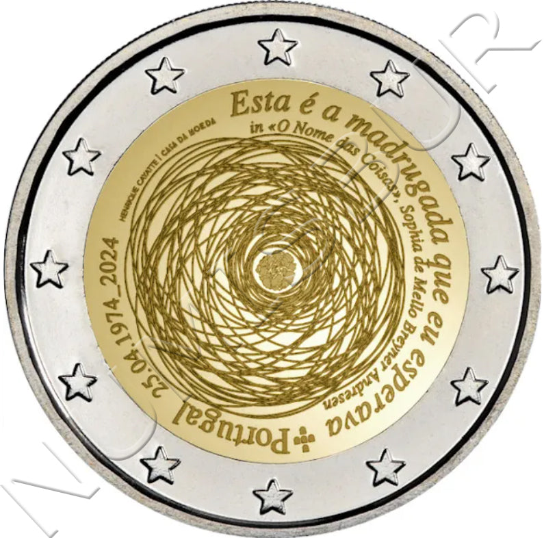 2 euros PORTUGAL 2024 - 50 aniversario de la revolución del 25 de Abril