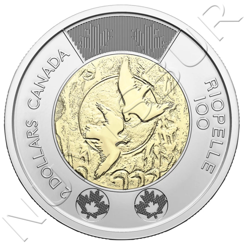 2 dólares CANADÁ 2023 - 100 aniversario del nacimiento de Jean Paul Riopelle