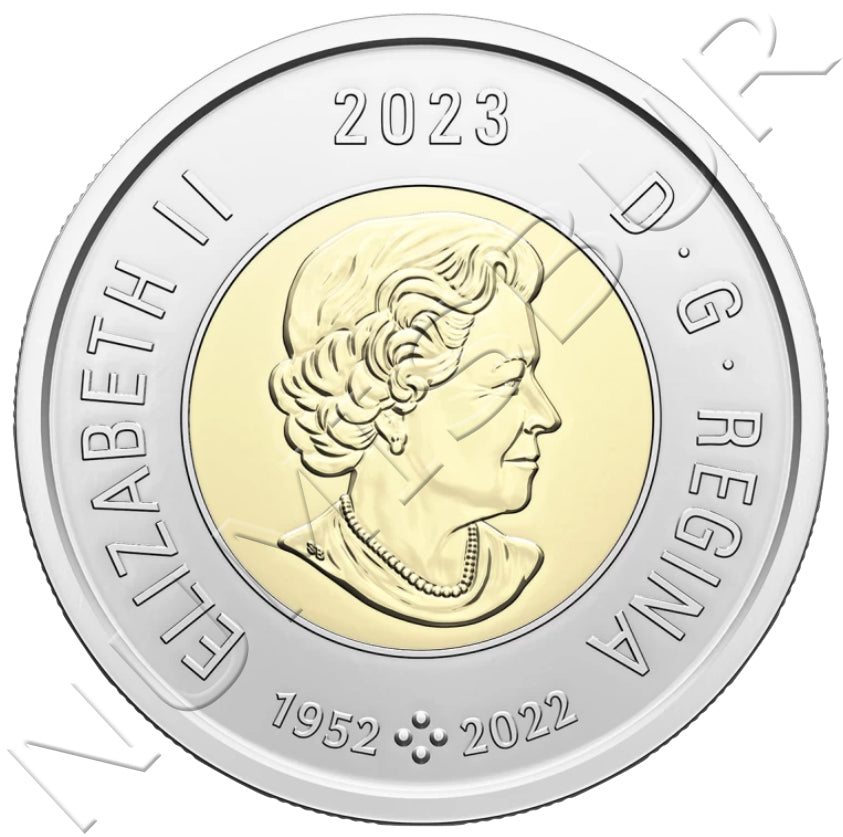 2 dólares CANADÁ 2023 - 100 aniversario del nacimiento de Jean Paul Riopelle (COLOR)