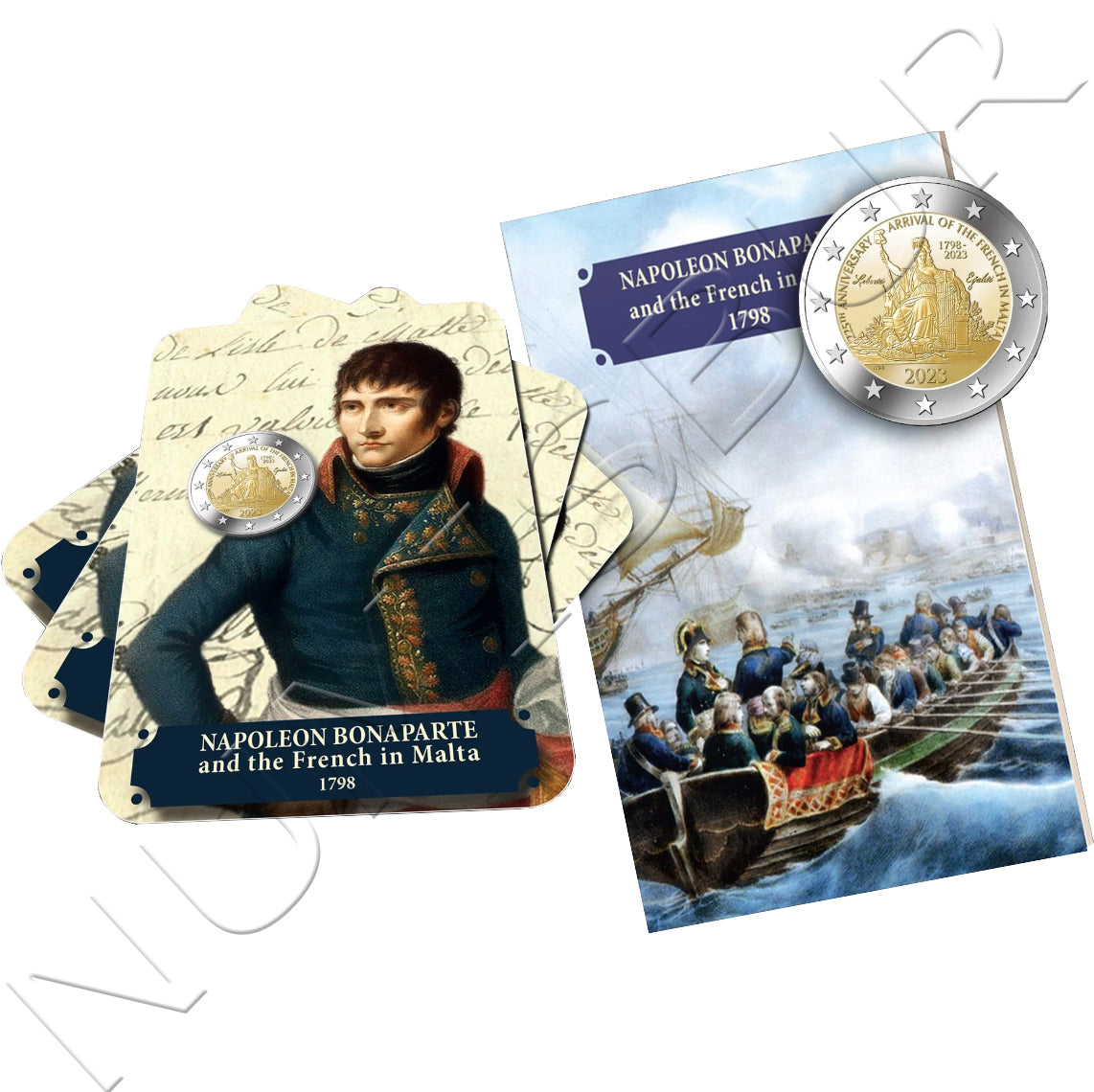 2 euros MALTA 2023 - Napoleón Bonaparte y el frente francés en Francia