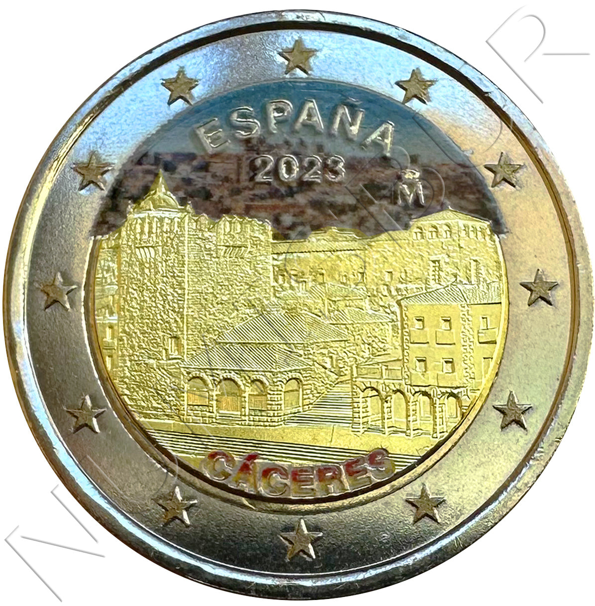2 euros ESPAÑA 2023 - Cáceres (COLOR #2)