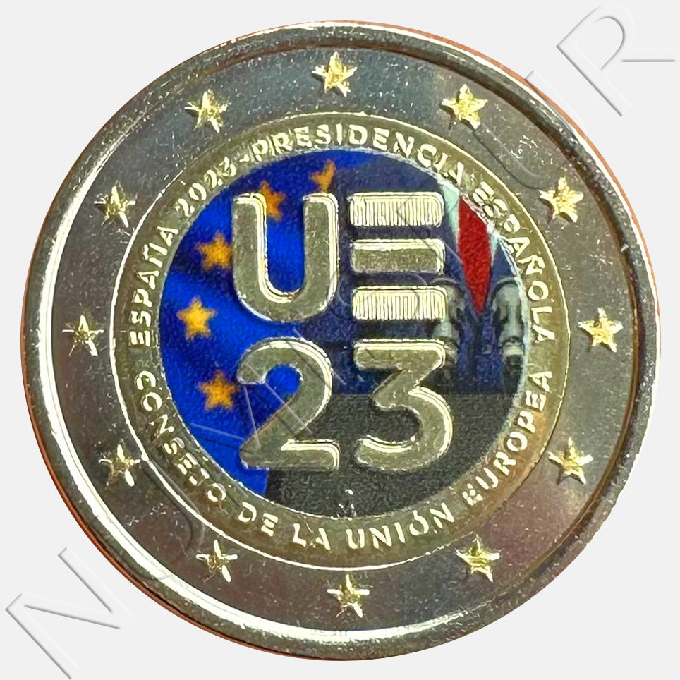 2 euros ESPAÑA 2023 - Presidencia española Unión Europea (COLOR)