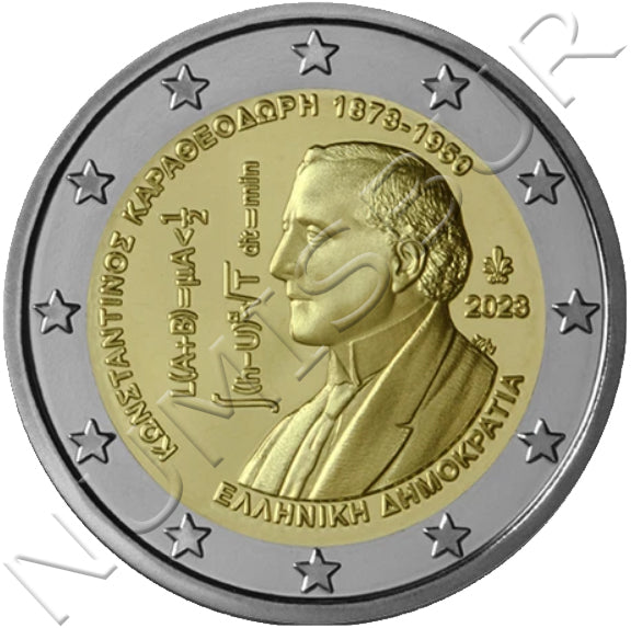 2 euros GRECIA 2023 - 150 aniversario del Nacimiento de Constantin Carathéodory