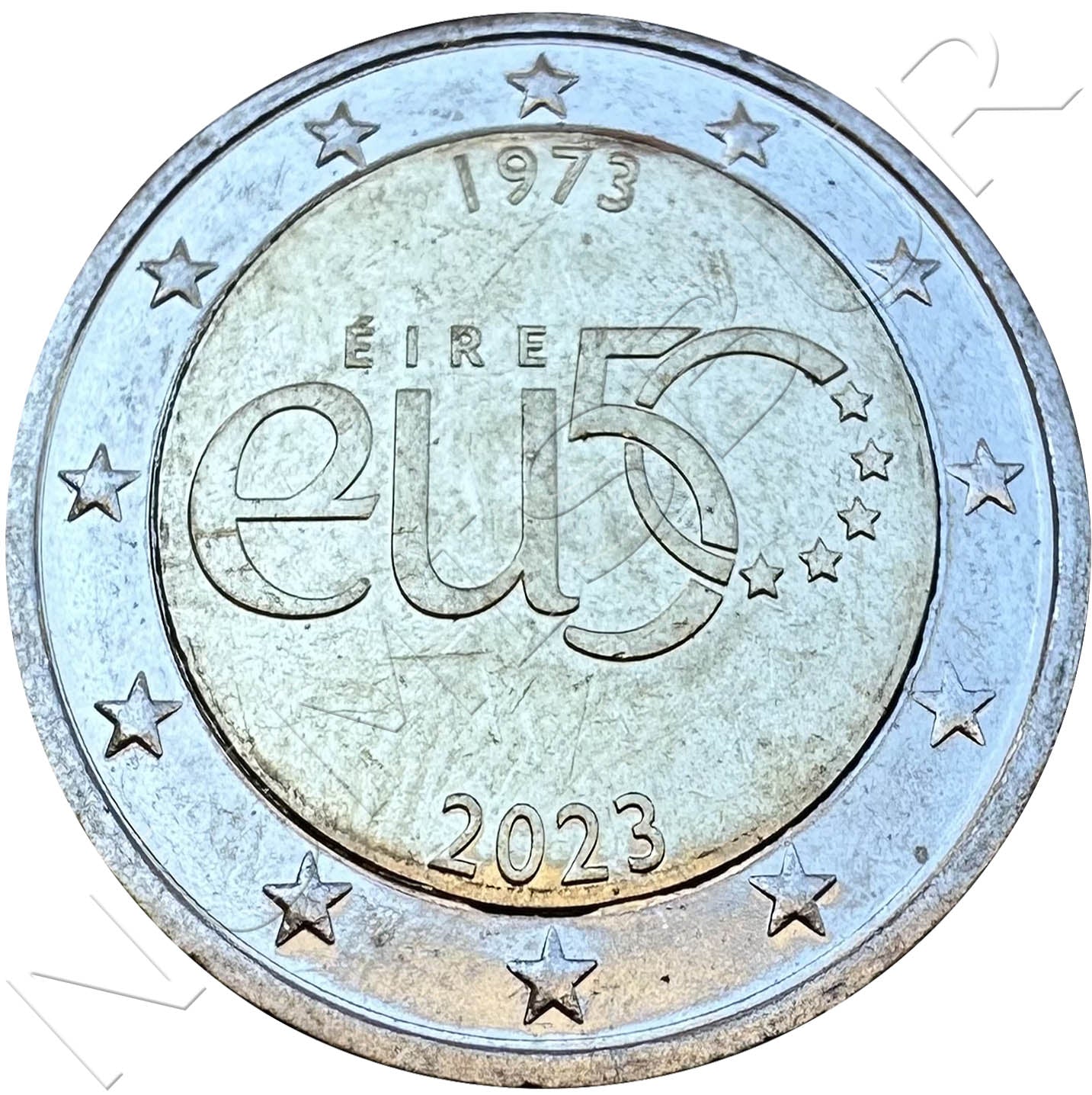 2 euros IRLANDA 2023 - 50 Aniversario de la adhesión de Irlanda a la Unión Europea