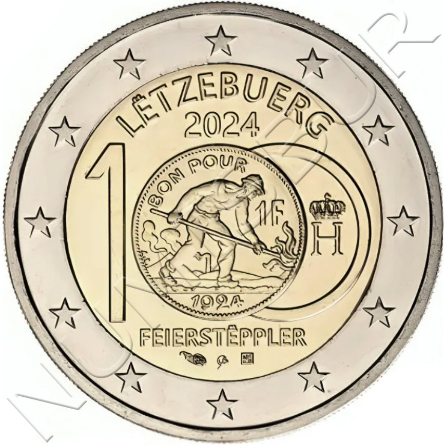2 euros LUXEMBURGO 2024 - Feierstëppler