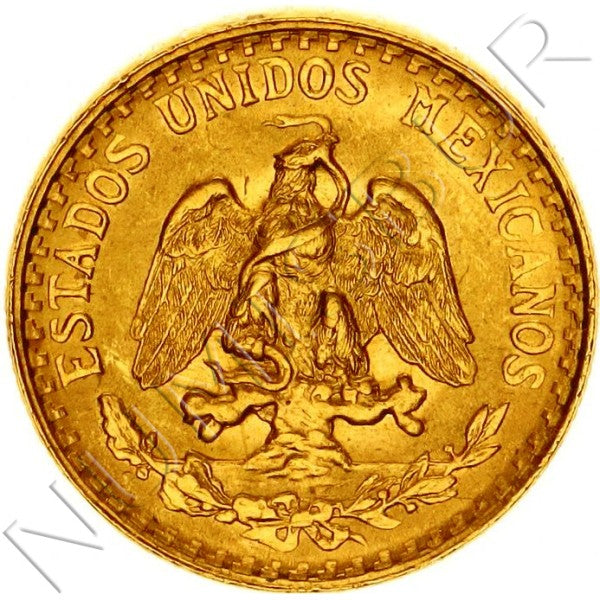 2 pesos MEXICO 1945 - 1.66 gramos S/C