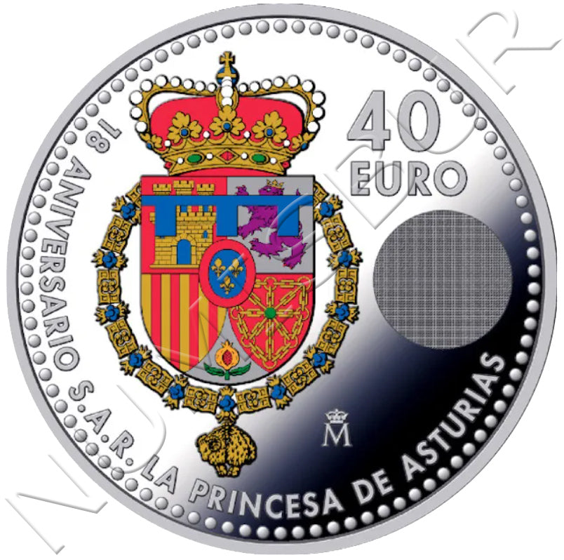 (EN STOCK) 40 euros ESPAÑA 2023 - Princesa de Asturias Leonor de Borbón y Ortiz