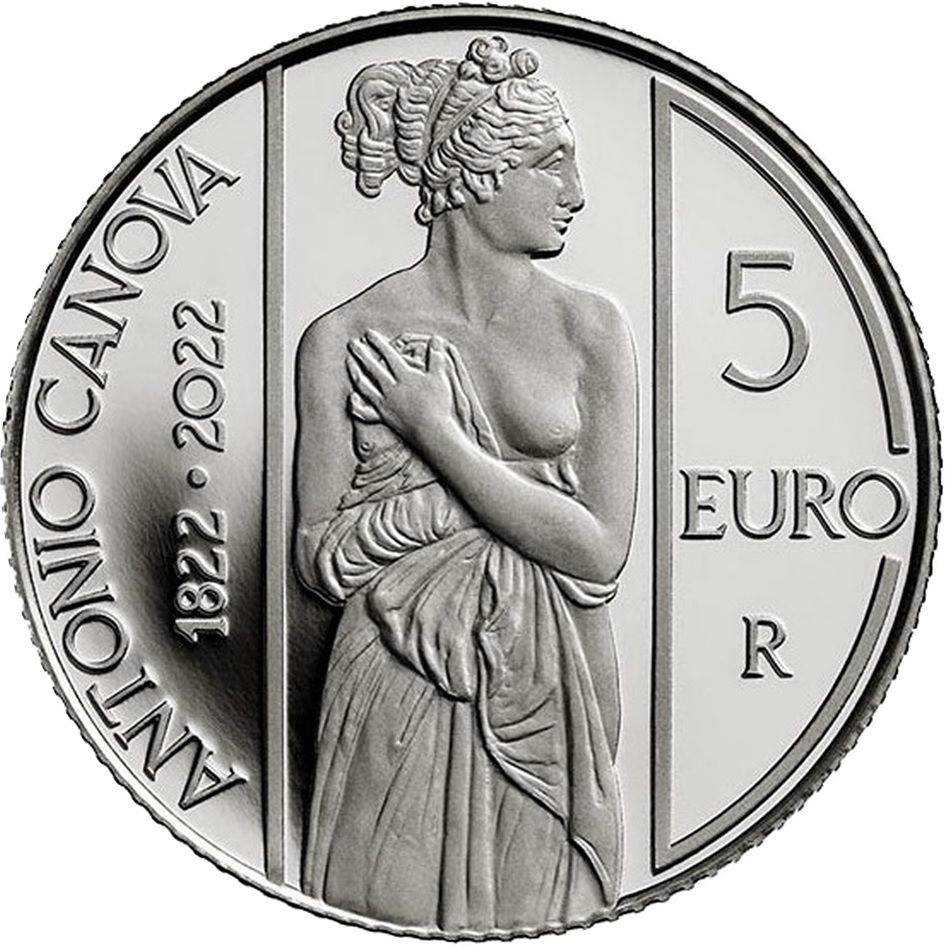 5 euros ITALIA 2022 - Antonio Canova