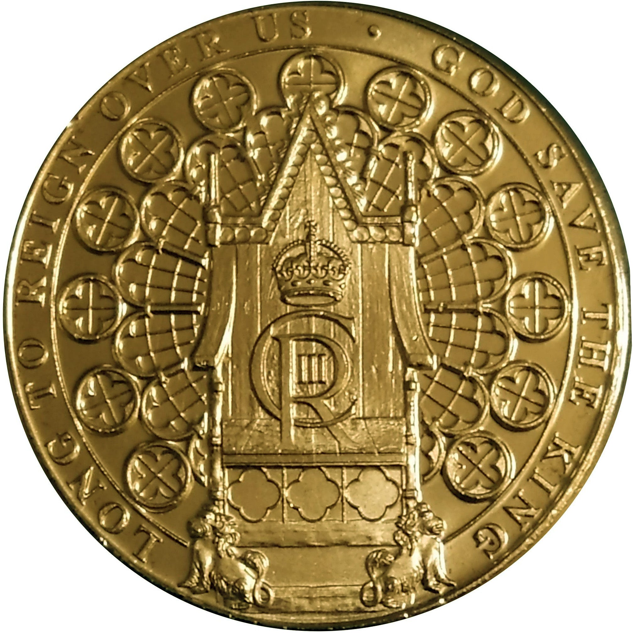 1 libra GIBRALTAR 2023 - Coronación Carlos III (RARA)