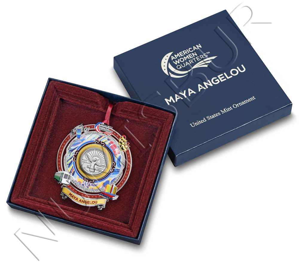 American Women Quarters 2022 Ornament - Maya Angelou