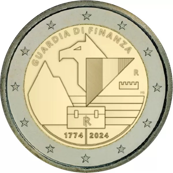 2 euros ITALIA 2024 - Guarda di Finanza