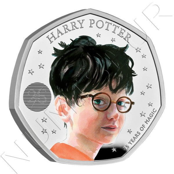 50 pence REINO UNIDO 2022 - Harry Potter PROOF