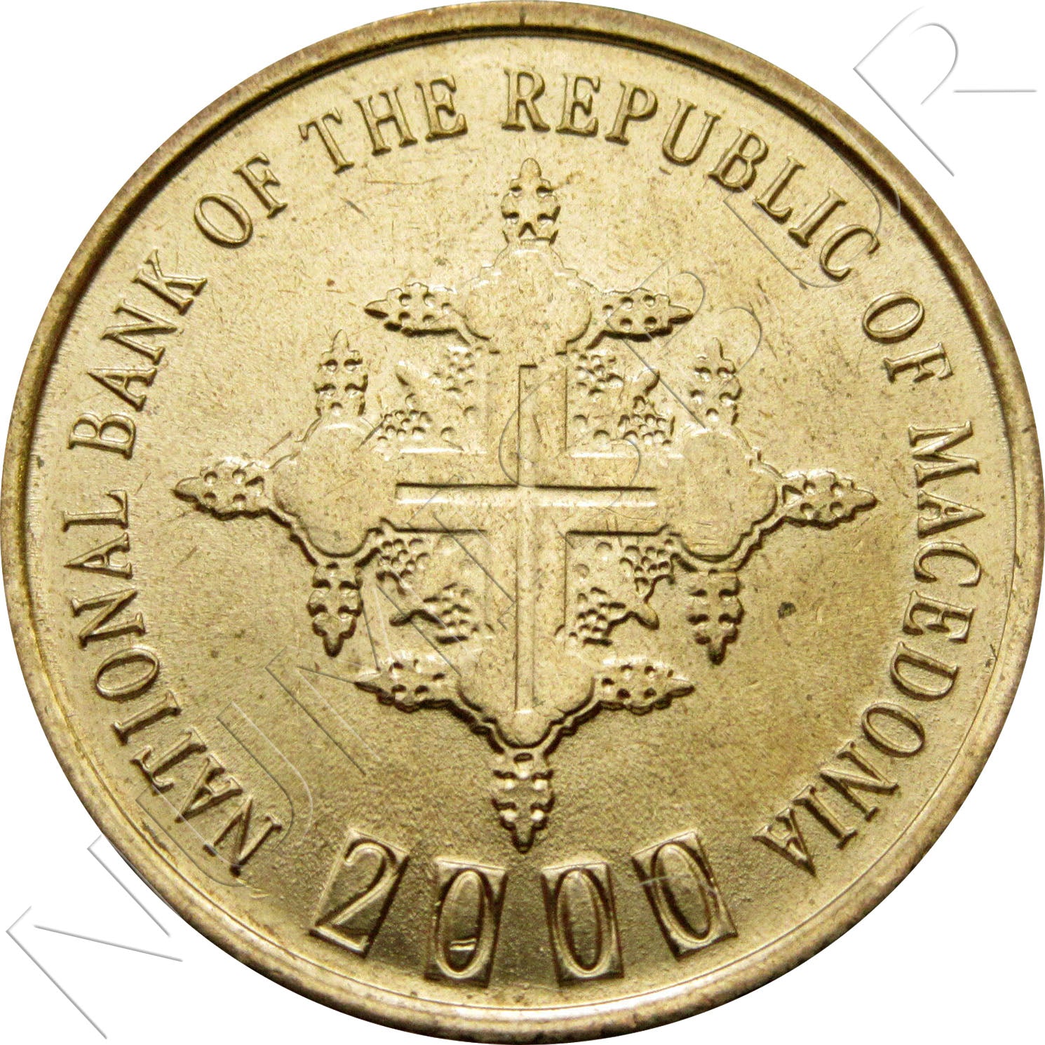1 dinar MACEDONIA 2000 - Mule