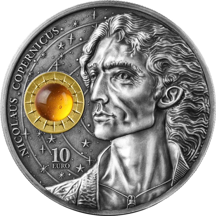 10 euros MALTA 2023 - Nicolás Copérnico 2 onzas plata
