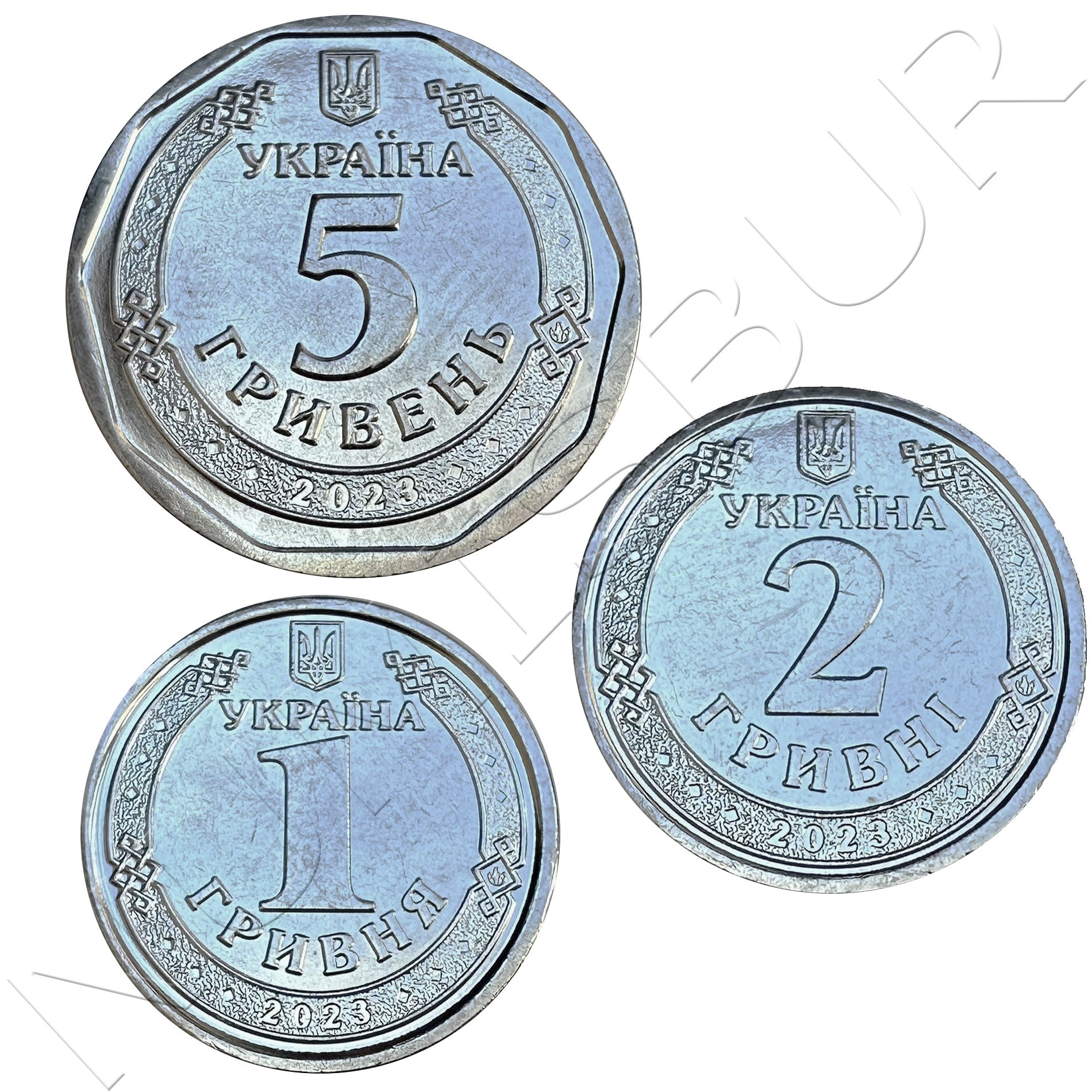 Tira UCRANIA 2023 - Personajes 3 monedas