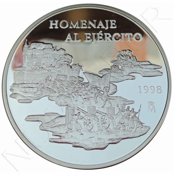 25 euros ESPAÑA 1998 - Homenaje al Ejercito