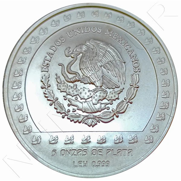 10000 pesos MEXICO 1992 - Piedra de Tizoc (5 OZ)