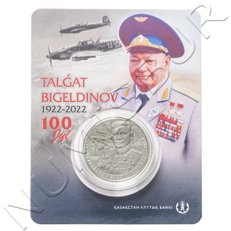 100 TENGE KAZAJISTAN 2022 - Talgat Bigeldinov (BLISTER)