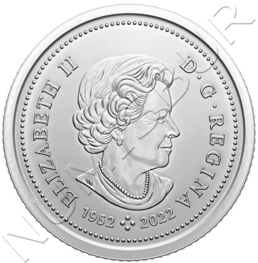 10 céntimos CANDA 2023 - Bluenose Schooner (2022 Reina Isabel II)
