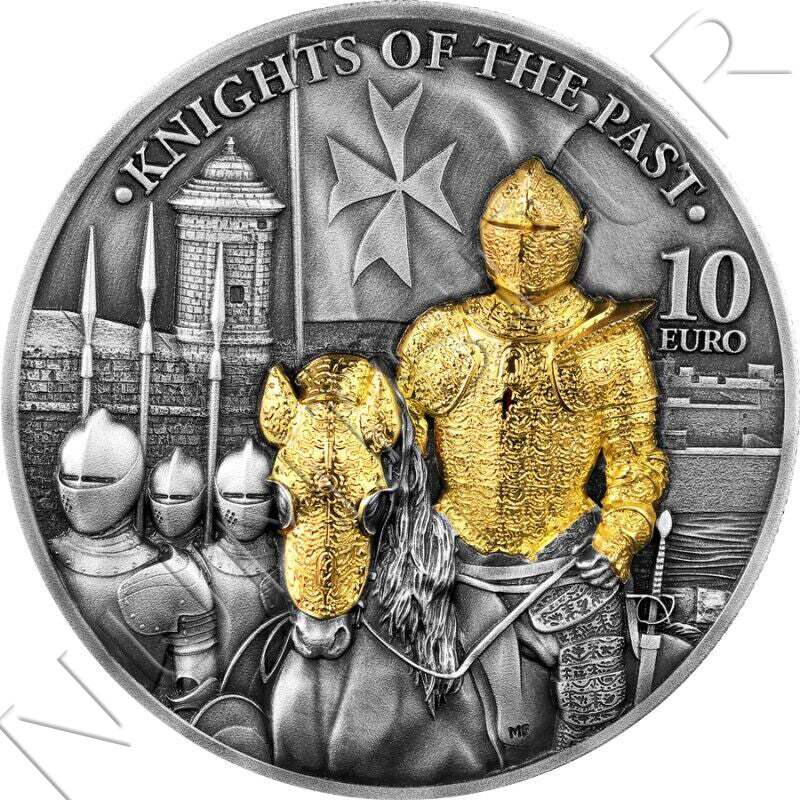 10 euros MALTA 2023 - Knights of the Past (2 onzas)