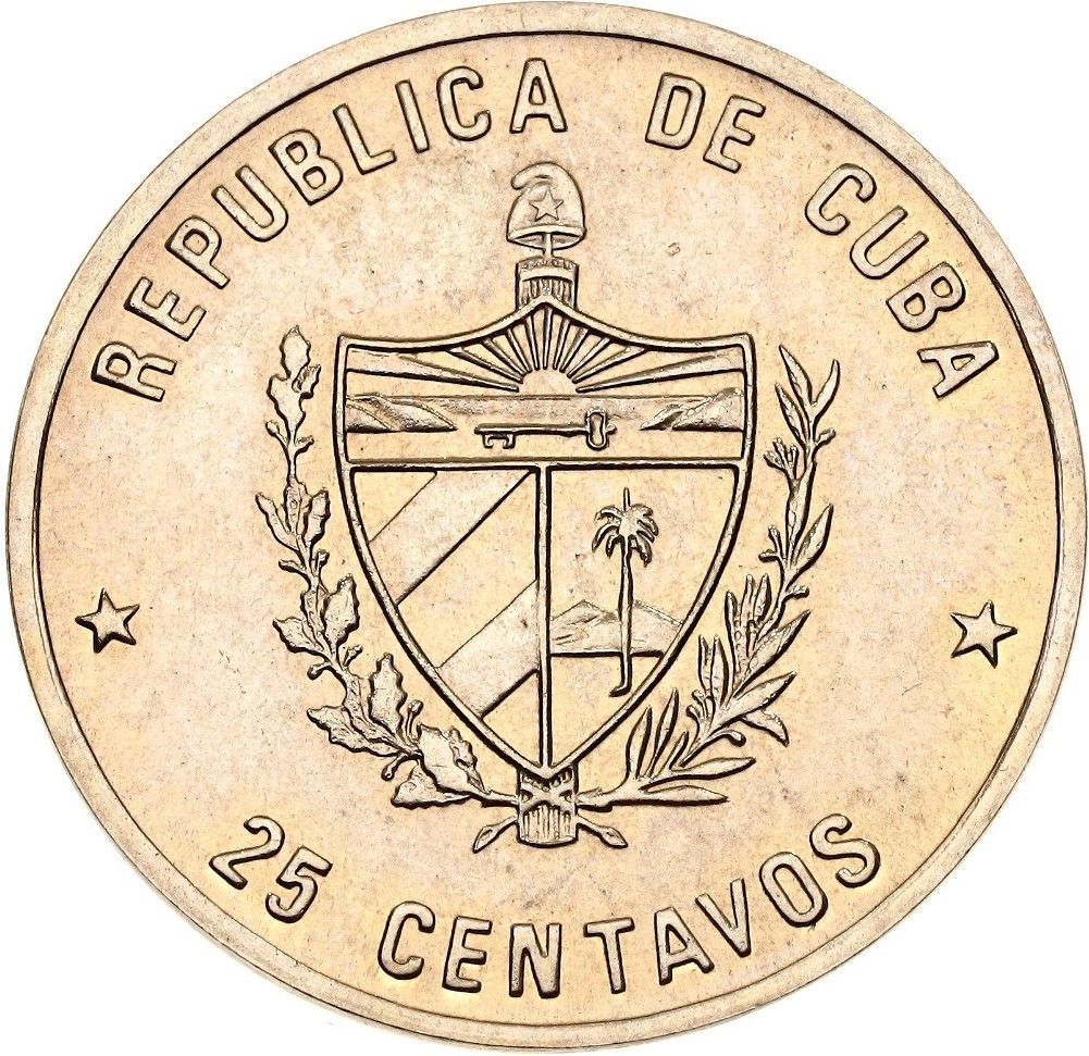 25 Centavos CUBA Alexander von Humboldt