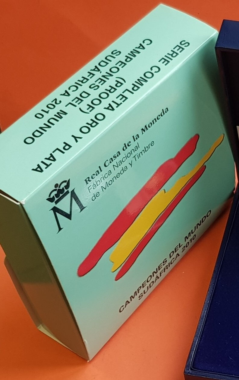 colección plata y oro ESPAÑA 2010 Campeones del Mundo Sudáfrica