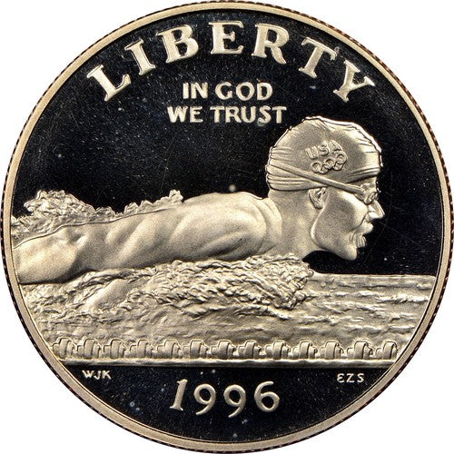 USA 1/2 dolar 1996 S - NATACIÓN - Estados Unidos de América