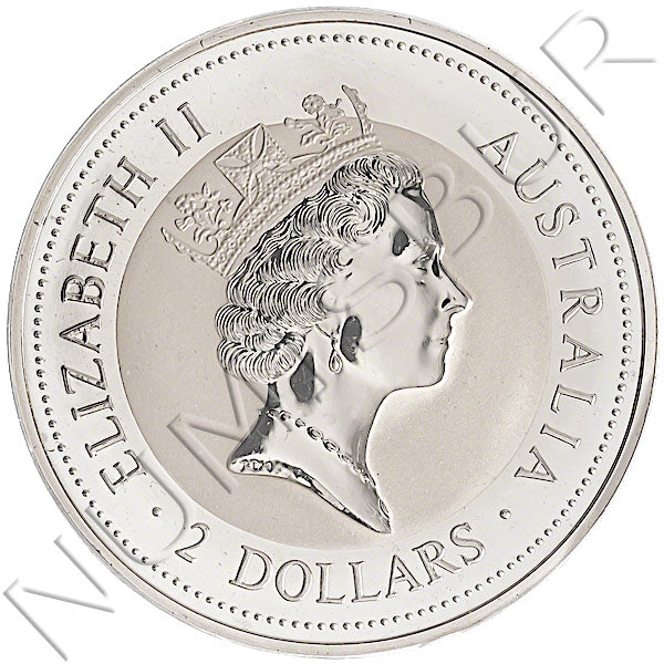 2 dólares AUSTRALIA 1995 - Kookaburra