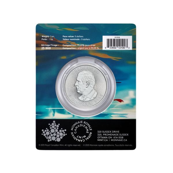 CANADA 5 dolares plata 2026 MAPLE Celebration Privy Mark 1 oz silver 5 Dollars