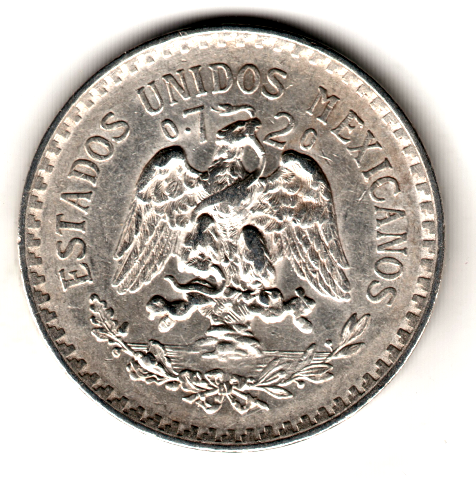 1 peso plata MEXICO 1921