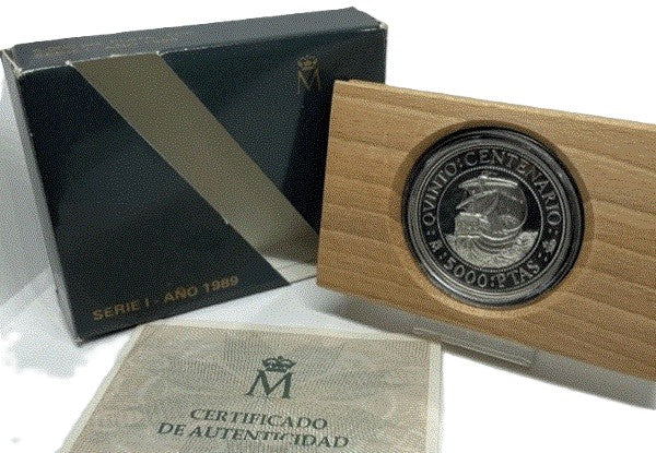 5000 pesetas ESPAÑA 1989 FDC - Carabela Santa Maria