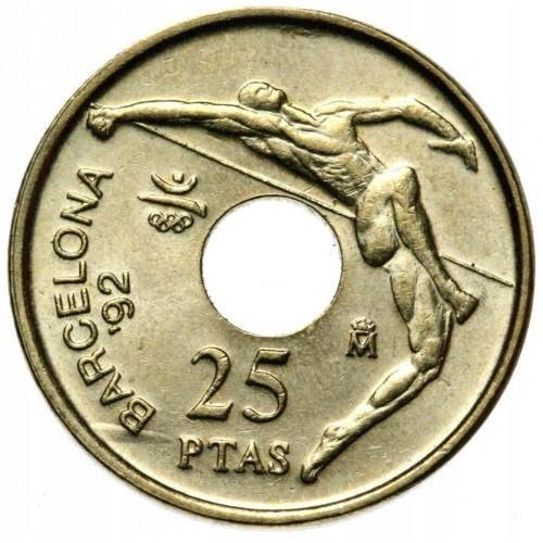 25 pesetas ESPAÑA 1991 - Barcelona '92 Rey S/C