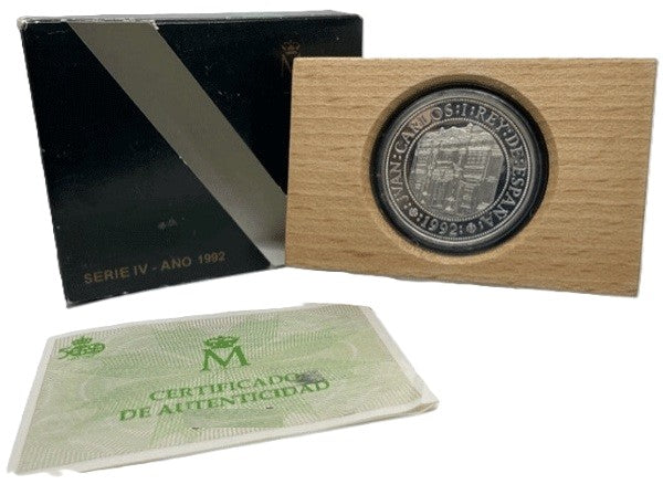 5000 pesetas ESPAÑA 1992 FDC - MAQUINA DE ACUÑAR TONELIER