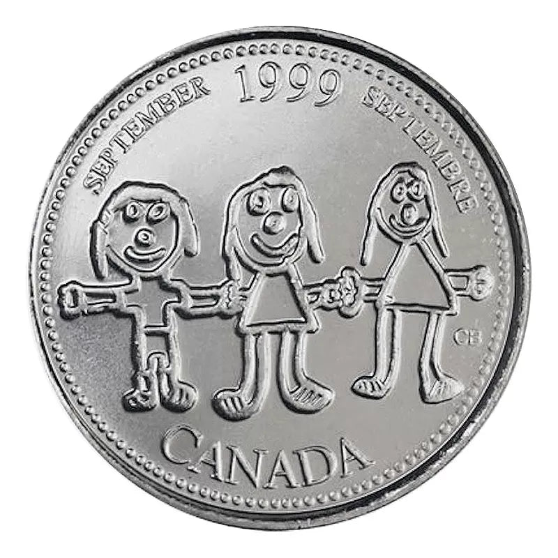 25 céntimos CANADA 1999 - Canadá a través del ojo de un niño