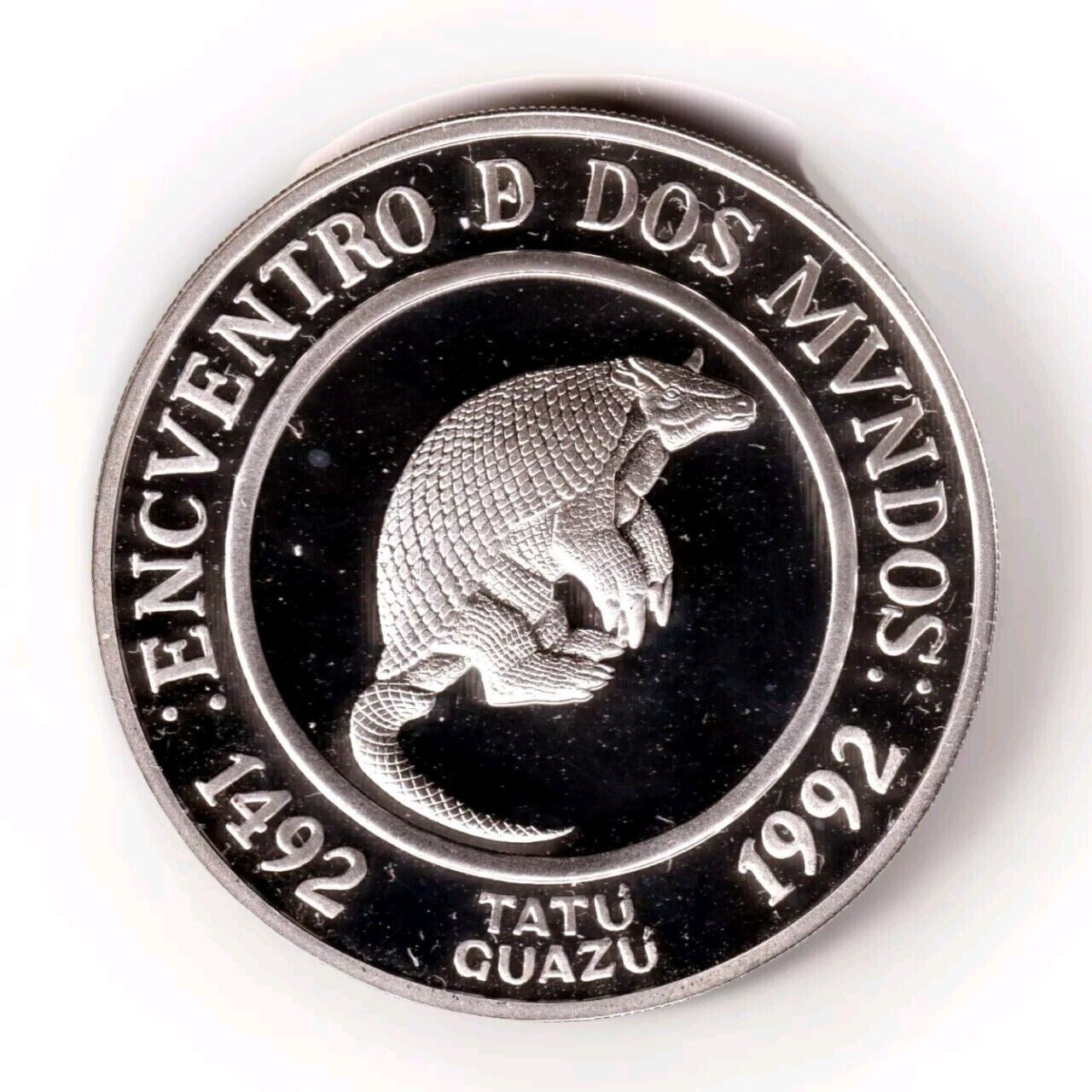 ARGENTINA 25 pesos plata 1994 ARMADILLO GIGANTE - TATÚ GUAZÚ