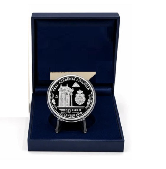 10 EUROS ESPAÑA 2014 plata REAL ACADEMIA ESPAÑOLA