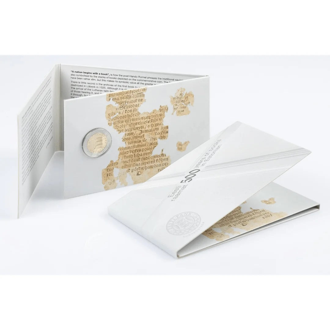 2 euros ESTONIA 2025  BU - Primer Texto Impreso en Estonio