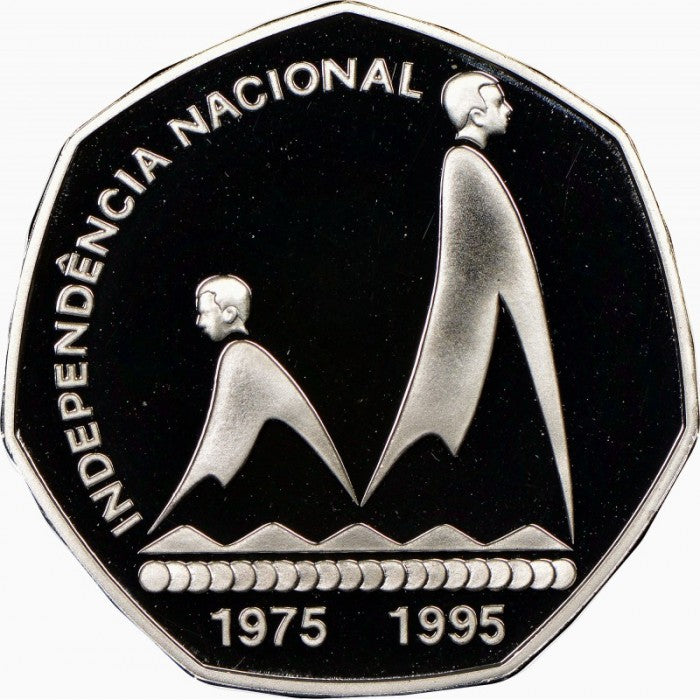 200  escudos plata 1995 CABO VERDE 20º aniversario Independencia