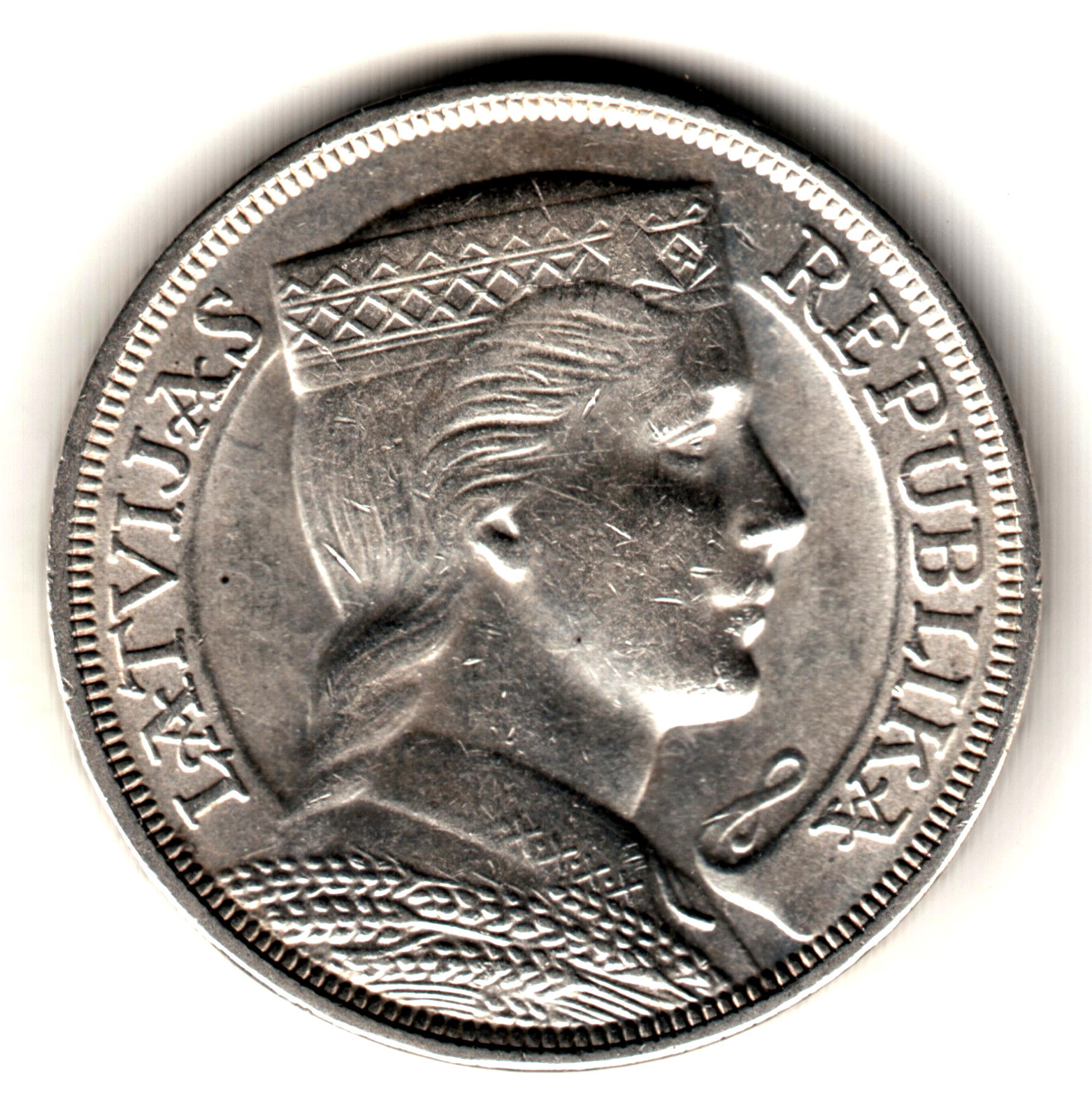 5 lati LETONIA plata 1932 - LATVIJAS REPUBLIKA
