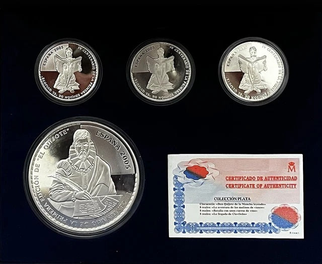Serie plata ESPAÑA 2005 - DON QUIJOTE DE LA MANCHA
